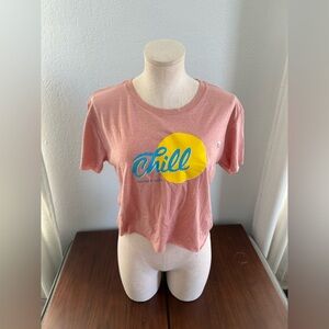 Aruba chill cropped t shirt medium